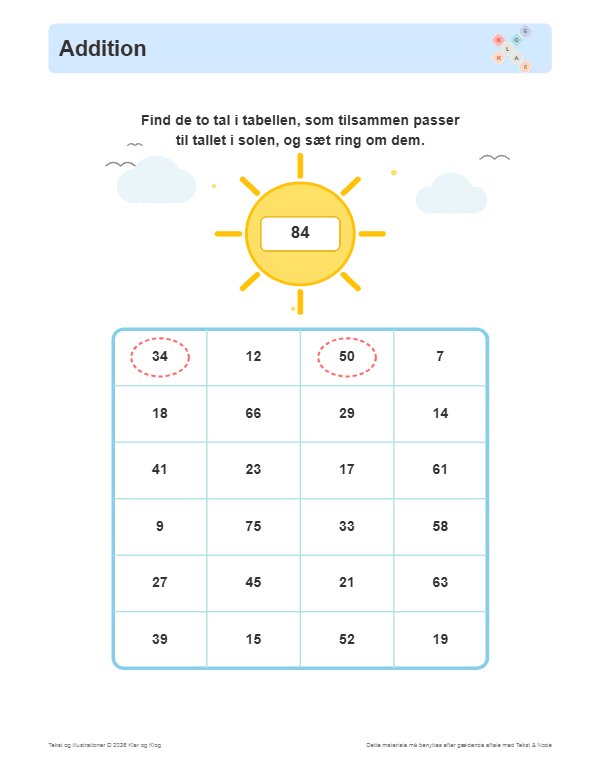 Preview of Soltabel