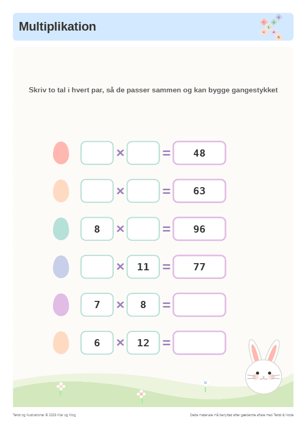 Preview of Æggestykker